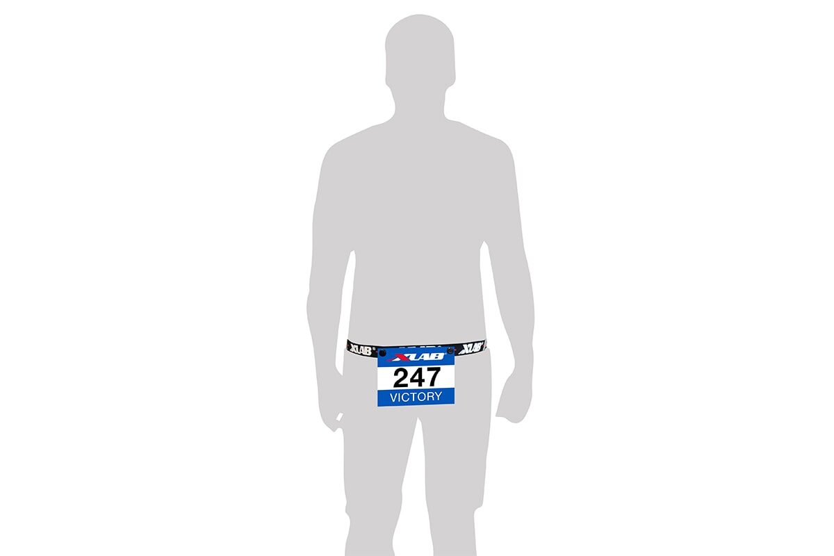 Race Belt with Reflective Patches